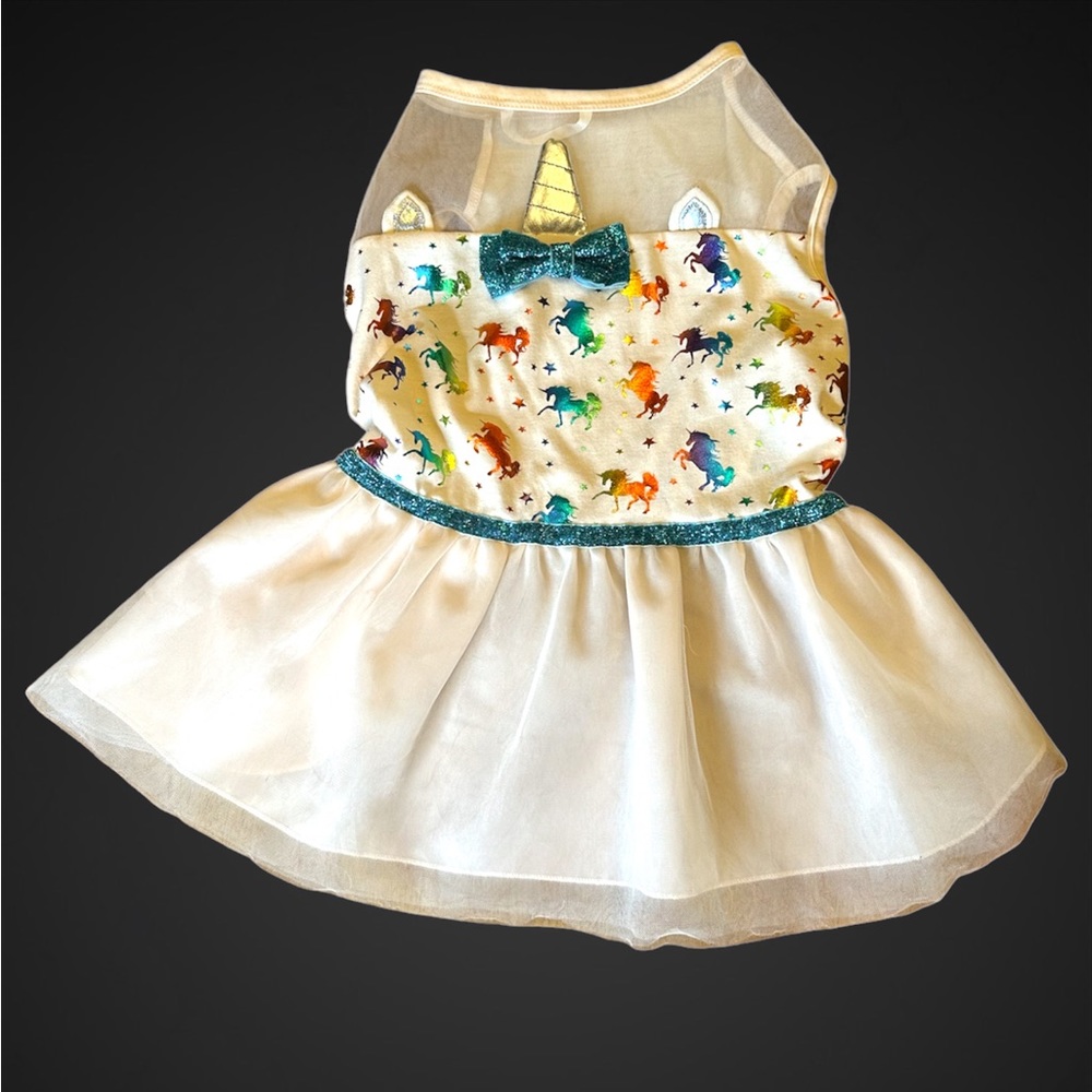 Dog unicorn dress